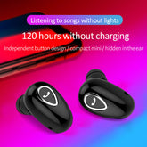 YX01 Mini Bluetooth Headset Hands Free Wireless Single Ear Earbud w/ Microphone